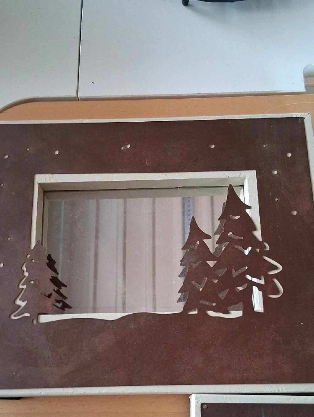 Rust Brown Woodland Cutout Shadow Box Wall Decor Set Of 3